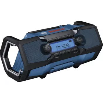 BOSCH HEAVY DUTY GPB18V-3C Professional rádio FM Bluetooth (azul/preto, aparelho sem bateria)