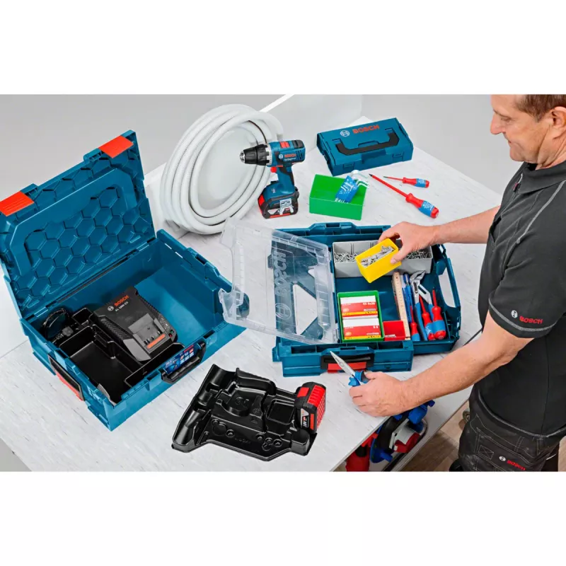 Encaixe BOSCH L-BOXX para GKS 18V-68-2 e EXKS 18V-68GX (preto, para L-BOXX 238)