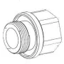 Bosch MIC Series M25 Adaptador de canal de cabos para 3/4 polegadas NPT (MIC-M25XNPT34)