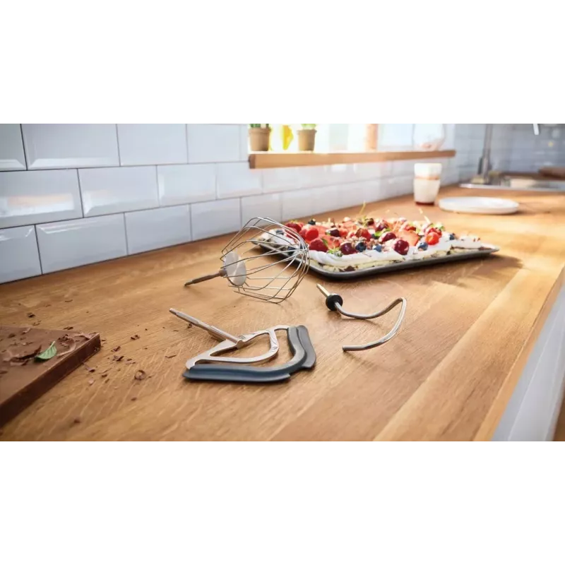 Bosch MUM58359 Robot de cozinha vermelho rubi/prateado 1000W 3,9L tigela de aço inoxidável