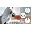 Bosch MUM58359 Robot de cozinha vermelho rubi/prateado 1000W 3,9L tigela de aço inoxidável