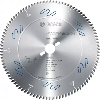 Lâmina de serra circular BOSCH POWERTOOLS Best for Wood, Ø 250 mm, 40 dentes, furo de 30 mm, para serras de bancada