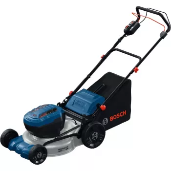 Corta-relvas a bateria BOSCH POWERTOOLS GRA 18V2-46SP Professional, 36V (2x18V), azul, 2x bateria de iões de lítio 5,5 Ah, carregador
