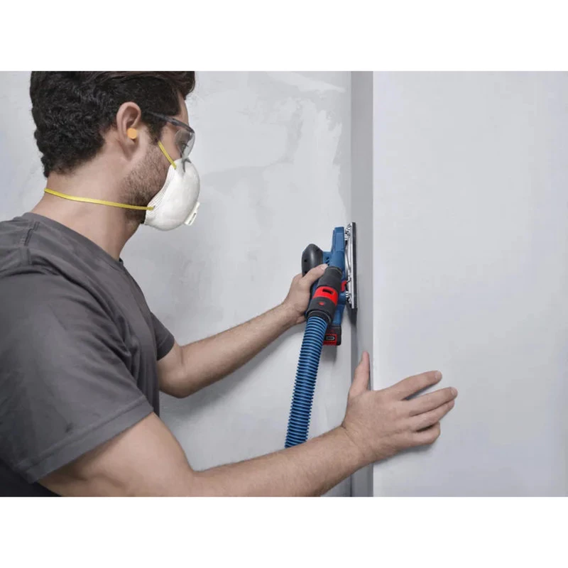 BOSCH POWERTOOLS Lixadeira excêntrica a bateria GSS 18V-18 Professional Solo, 18 V (azul/preto, sem bateria e carregador, em L-BOXX)
