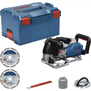 Fresadora de ranhuras a bateria BOSCH PowerTools GNF 18V-40 Professional Solo, 18 Volt (azul/preto, sem bateria e carregador, em L-BOXX)