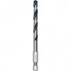 Bosch PowerTools Broca helicoidal HSS PointTeQ Hex, 6 mm, 10 unidades, comprimento de trabalho 57 mm