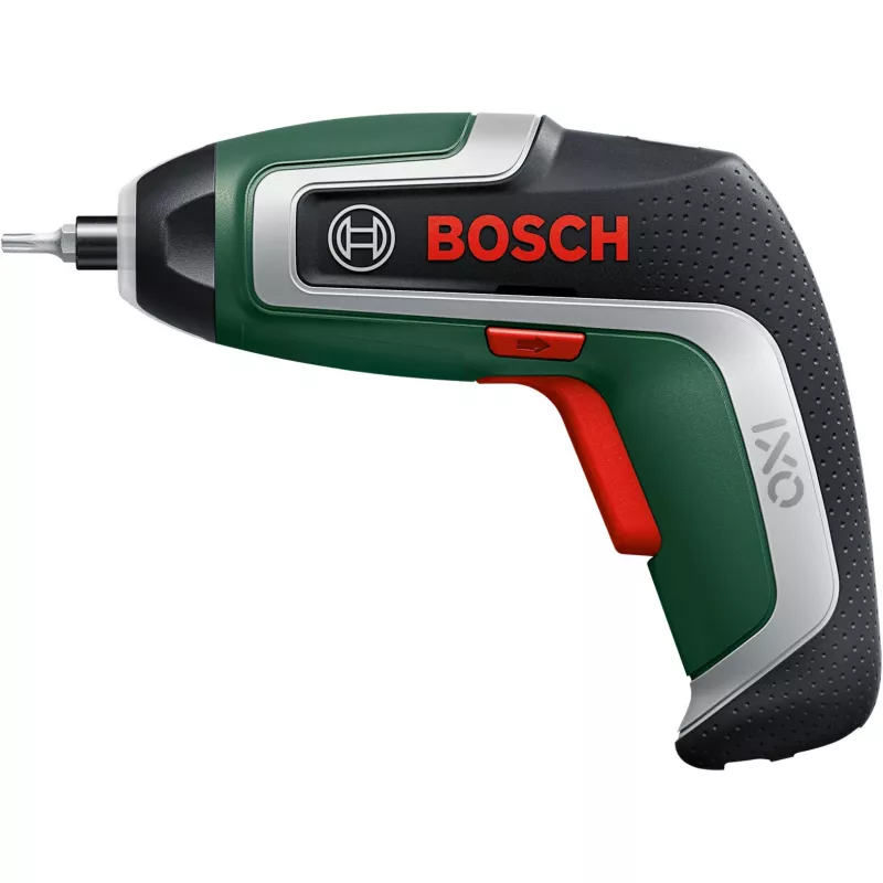BOSCH Powertools IXO 7 Anniversary Set 3,6V Aparafusadora a bateria (Verde/Preto, Li-Ion 2,0Ah, conjunto de pontas, bolas de sementes, caixa)