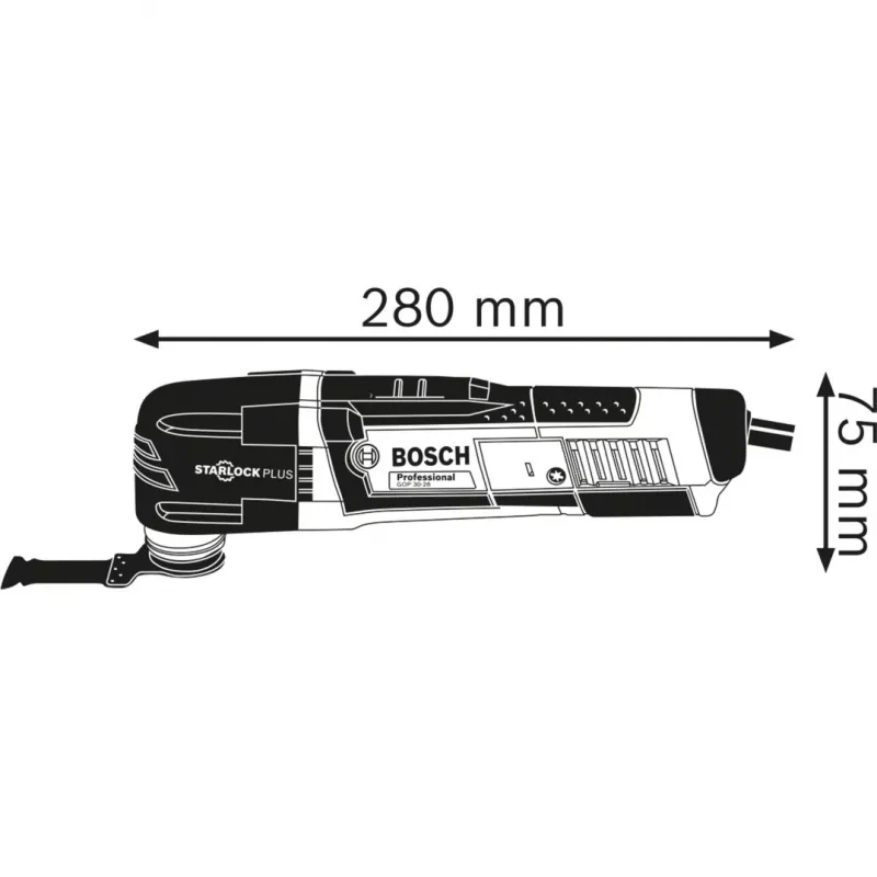 BOSCH POWERTOOLS multi-cutter GOP 30-28 Professional (azul/preto, L-BOXX, 300 Watt, incl. acessórios)
