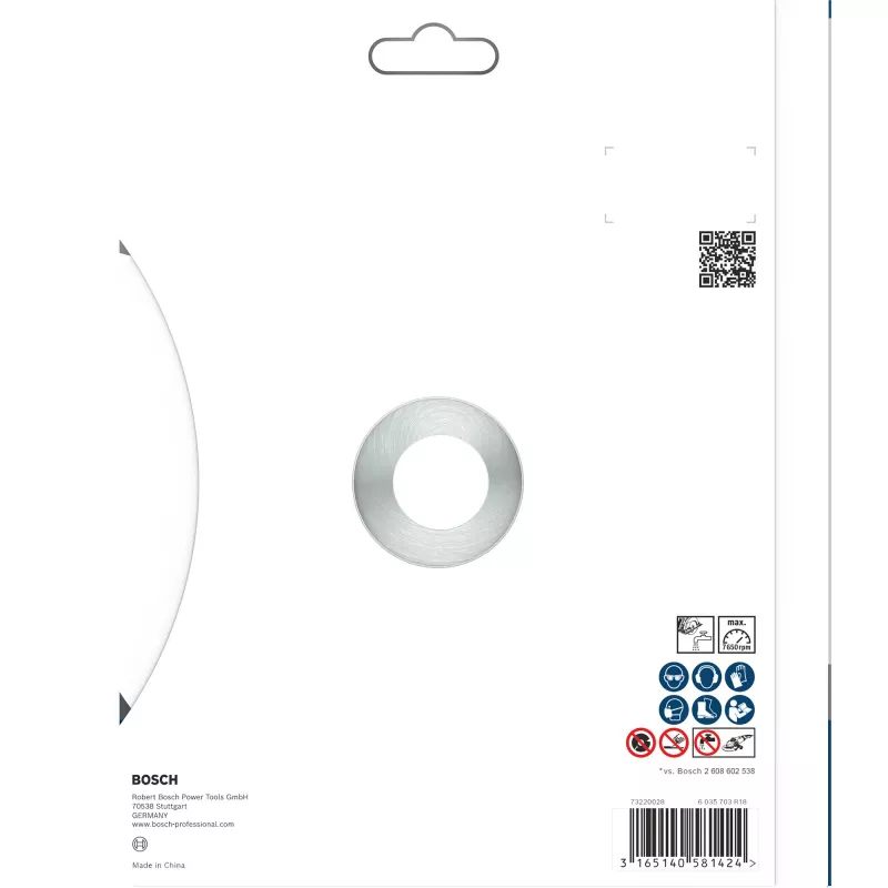 Disco de corte diamantado para cerâmica BOSCH POWERTOOLS PRO, Ø 200 mm (furo 25,4 mm)