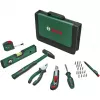 Conjunto de ferramentas manuais universais BOSCH Powertools, 25 peças (verde, com bolsa de ferramentas)