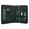 Conjunto de ferramentas manuais universais BOSCH Powertools, 25 peças (verde, com bolsa de ferramentas)