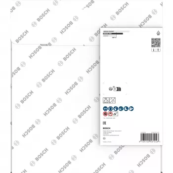 Bosch PRO disco de corte diamantado para cerâmica, 250 mm de diâmetro, furo de 30 mm (com anel redutor de 25,4 mm), bordo contínuo, corte húmido/seco