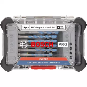 Conjunto de 35 pontas de aparafusar Bosch PRO Impact e Multi 2608521U82
