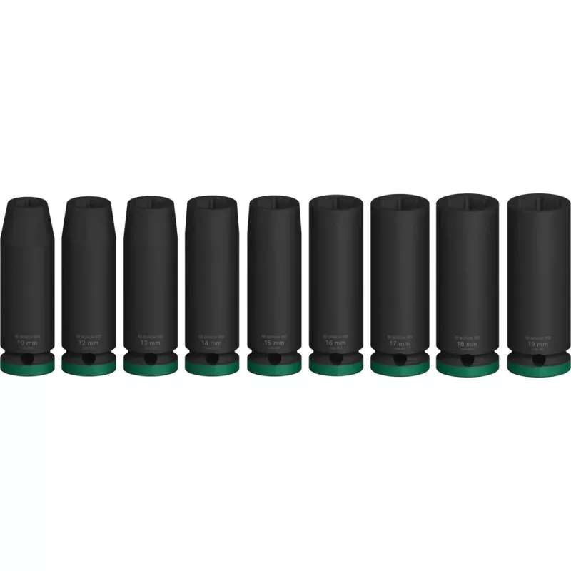 Bosch PRO Conjunto de Chaves de Caixa de Impacto 9 peças 2608003040