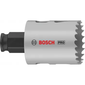 Bosch PRO MultiMaterial PC Plus serra copo 57mm com PowerChange, 44mm comprimento de trabalho, com pastilhas de metal duro 2608594392