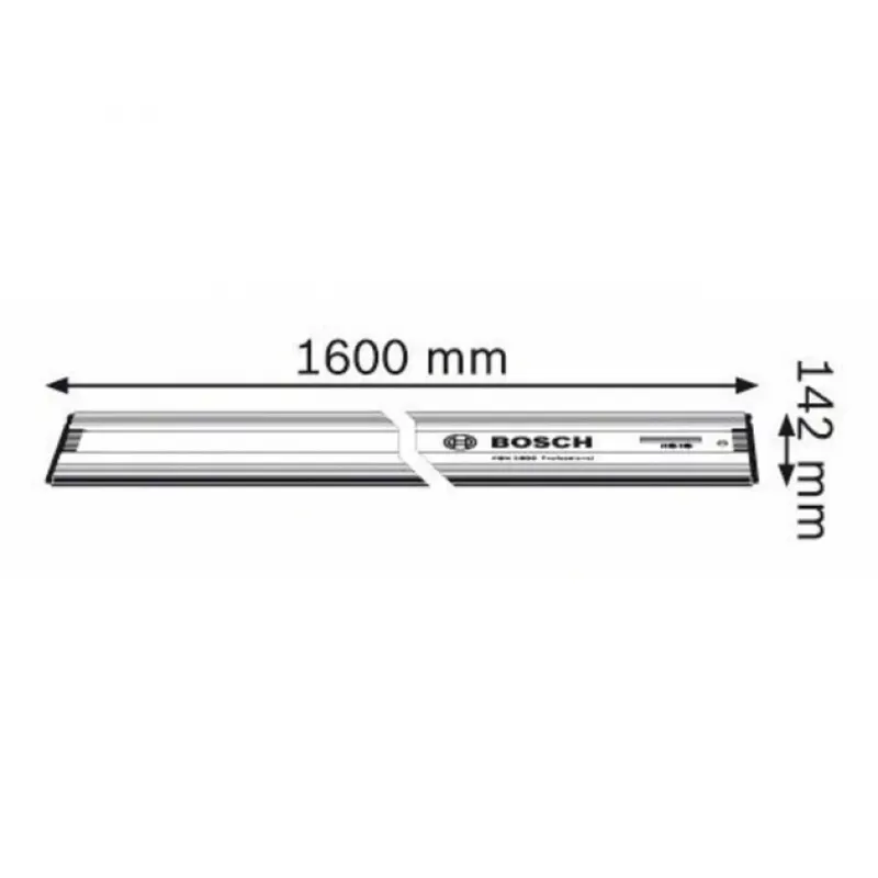 Bosch Professional FSN RA 32 1600 Calha de guia, 1600 mm, alumínio