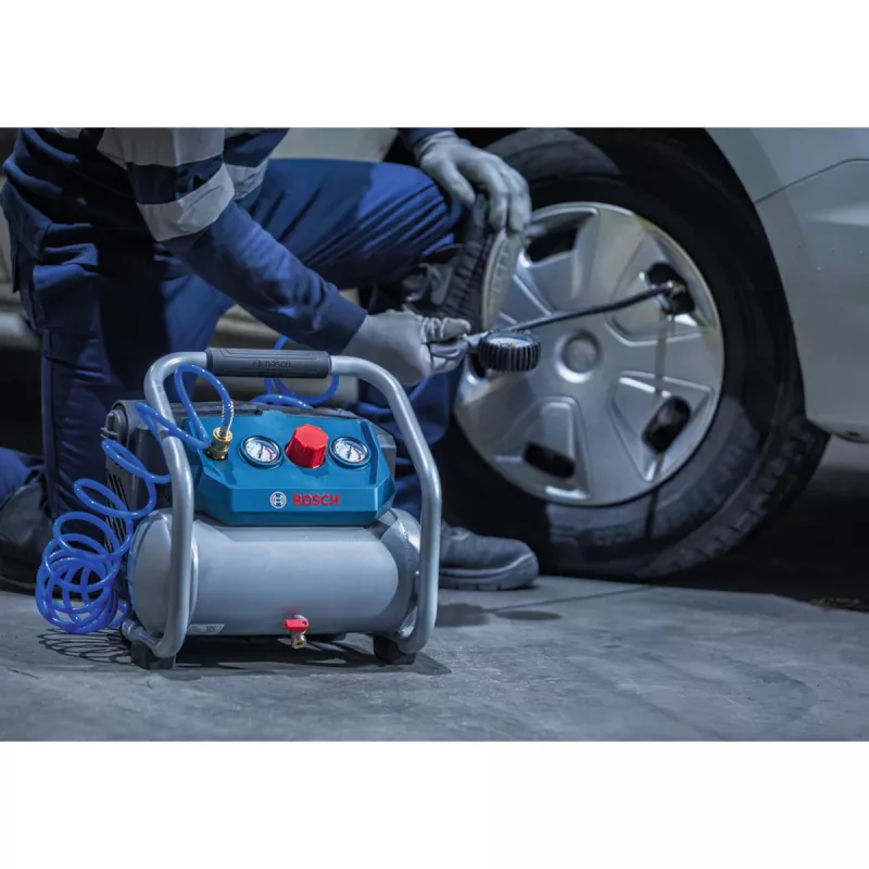 Bosch Professional GKO 18V-51 compressor a bateria (azul/prateado)