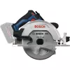 Serra circular manual a bateria Bosch Professional GKS 18V-68-2, 18 V, lâmina de 190 mm, Solo (sem bateria e carregador), azul/preto, em L-BOXX