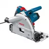 Serra de imersão Bosch Professional GKT 55 GCE com calha de guia FSN 1400, 1400 W, azul, L-BOXX