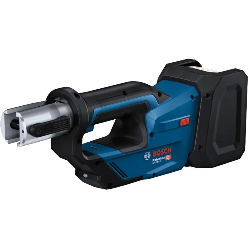 Bosch Professional GPT 18V-19 ferramenta de prensar a bateria 18V Solo Kit SV (3 maxilas de prensar SV compactas, L-BOXX, sem bateria/carregador)