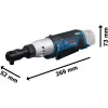 BOSCH Professional GRC 12V-60 3/8 SN chave de roquete a bateria, encaixe 3/8