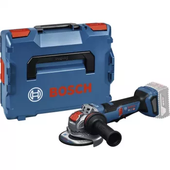 Rebarbadora a bateria Bosch Professional GWX 18V-11PS Solo, 18V, 125mm, X-LOCK, azul/preto, sem bateria e carregador