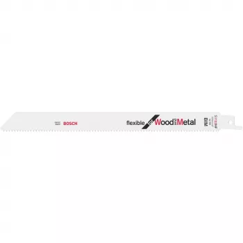 Bosch S 1122 HF Progressor lâmina de serra sabre bimetal para madeira e metal (225 mm, 6/10 TPI, 1 unid.)