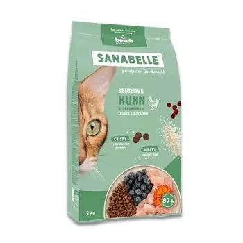 BOSCH Sanabelle Sensitive with Chicken - Alimento seco para gatos - 2 kg