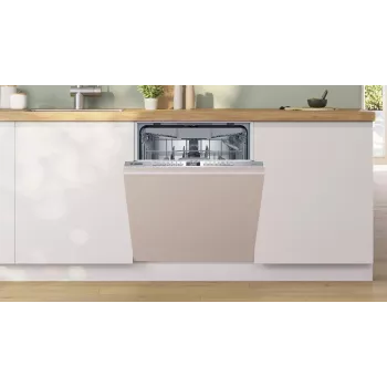 Máquina de lavar loiça totalmente integrada Bosch SBH4HVX14E XXL VarioHinge, 14 conjuntos, classe energética C, 44 dB, Home Connect