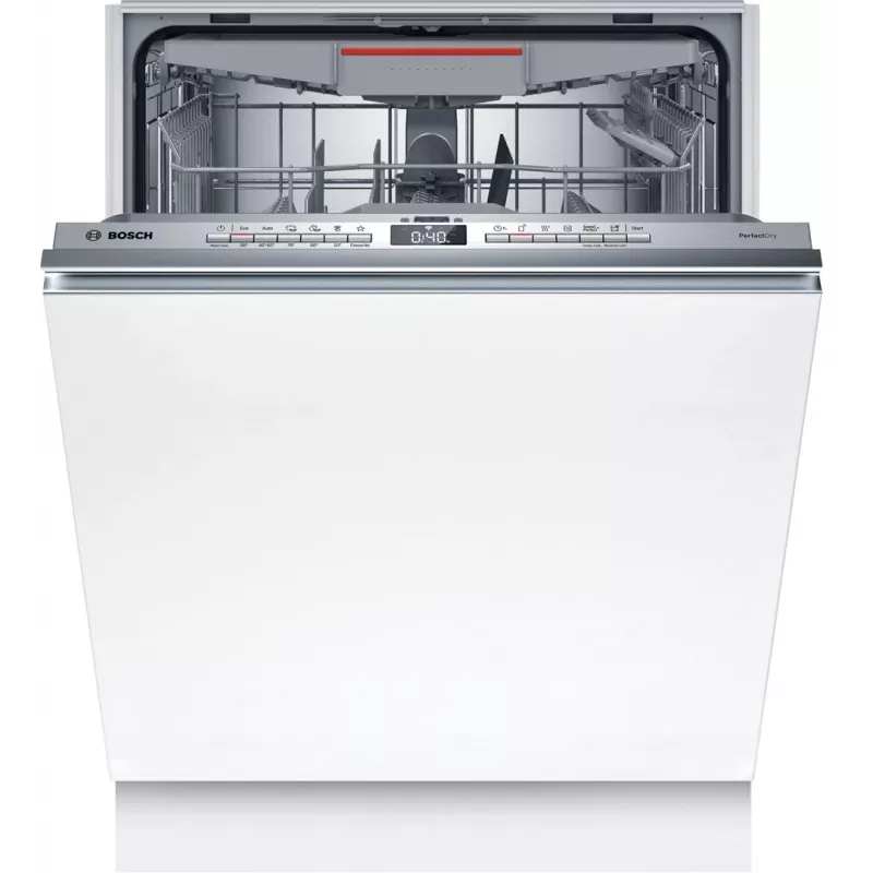 Máquina de lavar loiça totalmente integrada Bosch Serie 6 SMV6ZCX10E, 14 conjuntos, PerfectDry com zeólito, Home Connect, AquaStop, EcoSilence Drive, 42 dB