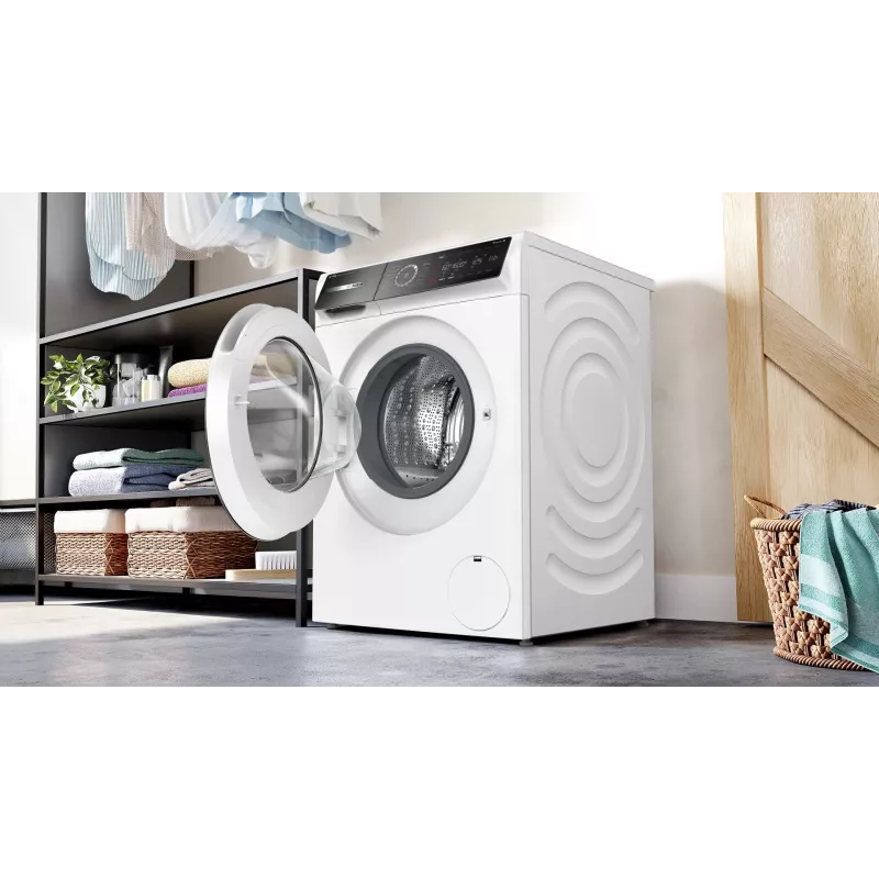 Bosch Serie 8 WGB256A9PL Máquina de lavar roupa de carregamento frontal 10 kg 1600 rpm Branco com i-DOS e Home Connect