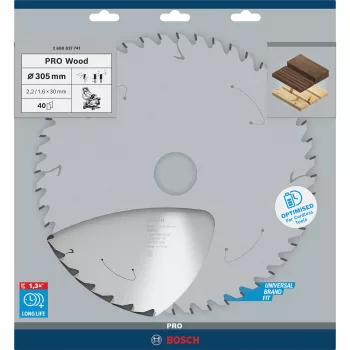 Lâmina de serra BOSCH Standard for Wood para bateria 305x30x40z