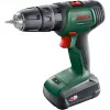 BOSCH UniversalImpact 18V aparafusadora de impacto a bateria (verde/preto, 2x1,5 Ah Li-Ion, conjunto de 241 peças)