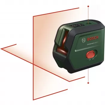 Bosch UniversalLevel 2 UNI Conjunto de laser de linhas cruzadas com tripé e bolsa 0603663FZ1