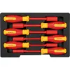 Bosch Conjunto de chaves de fendas isoladas VDE 1600A02NF3, 7 peças, fenda/Phillips/Pozidriv, 1000V, IEC 60900