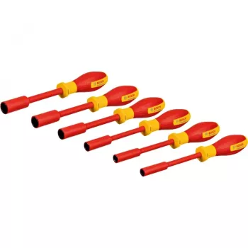 Bosch Conjunto de chaves de fendas isoladas VDE 1600A02NF3, 7 peças, fenda/Phillips/Pozidriv, 1000V, IEC 60900