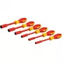 Bosch Conjunto de chaves de fendas isoladas VDE 1600A02NF3, 7 peças, fenda/Phillips/Pozidriv, 1000V, IEC 60900