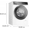 Máquina de lavar roupa de carga frontal Bosch WGB266A0SN, 10 kg, 1600 rpm, classe energética A, branca