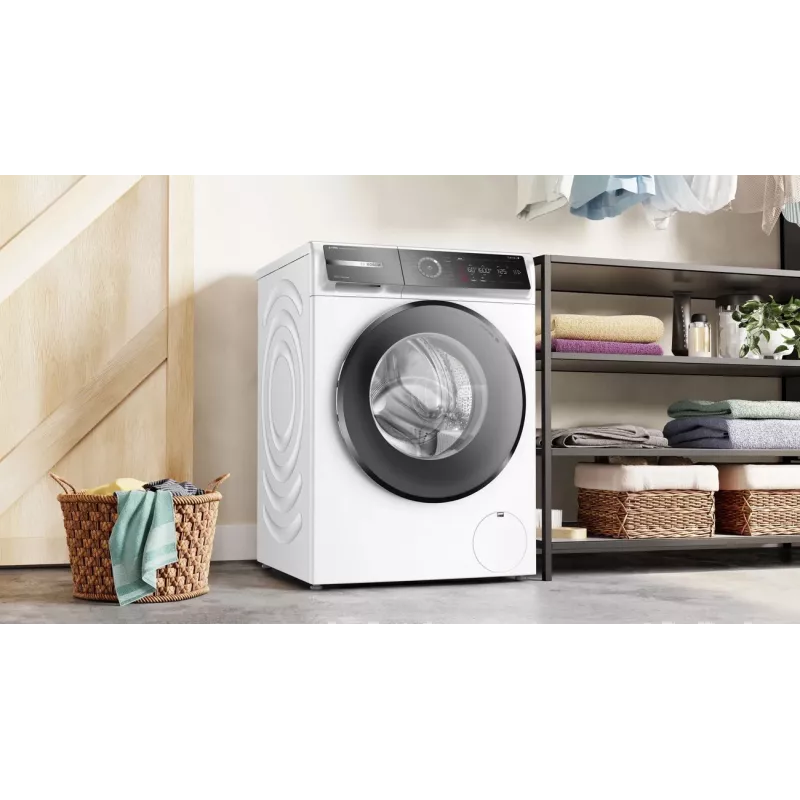 Máquina de lavar roupa de carga frontal Bosch WGB266A0SN, 10 kg, 1600 rpm, classe energética A, branca