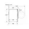 Máquina de lavar roupa de carregamento frontal BOSCH WGG254ZGPL 9 kg com i-DOS e Home Connect
