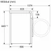 Bosch WGH256AESN máquina de lavar roupa, 10 kg, 1600 rpm, branco