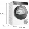 Máquina de lavar de carregamento frontal Bosch WQB246DLSN 9 kg com i-DOS e Home Connect