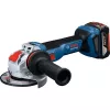 Rebarbadora angular sem fio BOSCH X-LOCK GWX 18V-11 S Professional Solo, 18V, 125mm, azul/preto, sem bateria