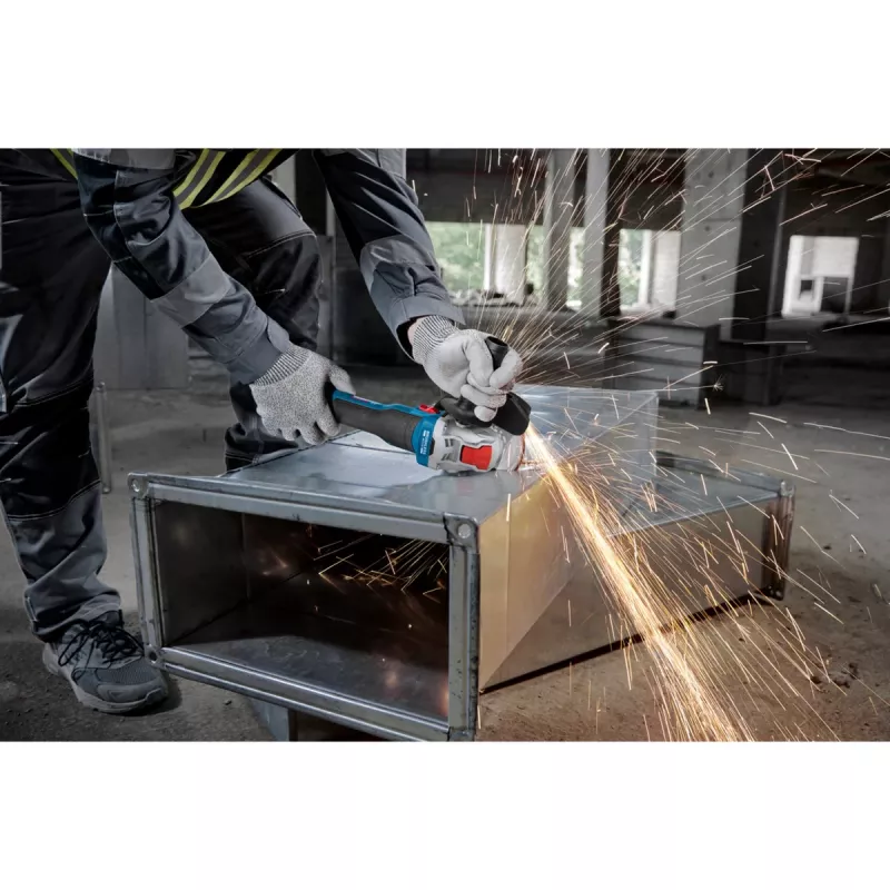 BOSCH X-LOCK Rebarbadora sem fio GWX 18V-8 Professional Solo, 18V, Azul/Preto, 125 mm (sem bateria)