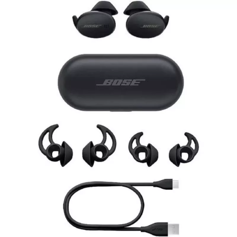 Bose Sport Earbuds auriculares True Wireless Bluetooth in-ear com microfone - preto