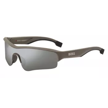 Óculos de sol Boss BOSS1607NS10A homem oversized shield 99mm lente 100% UV400