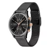 BOSS Hero relógio cronógrafo de quartzo homem 1513811 42 mm aço inoxidável mostrador azul