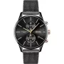 BOSS Hero relógio cronógrafo de quartzo homem 1513811 42 mm aço inoxidável mostrador azul