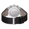 BOSS relógio cronógrafo de quartzo de homem Hero 1514218 41mm aço inoxidável mostrador azul