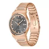 BOSS MAN 1514185 Relógio analógico de quartzo 41mm mostrador preto bracelete de couro